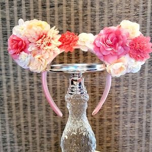 Disney Parks Flower Minnie Mouse Ears Headband